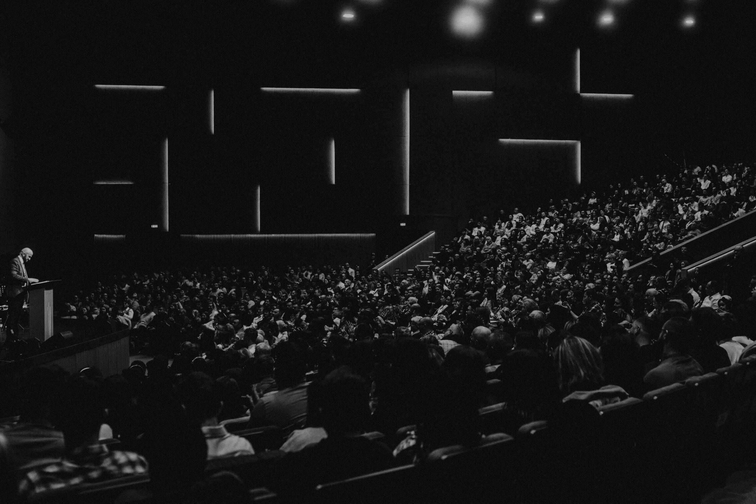 Troca de experiências em auditório
